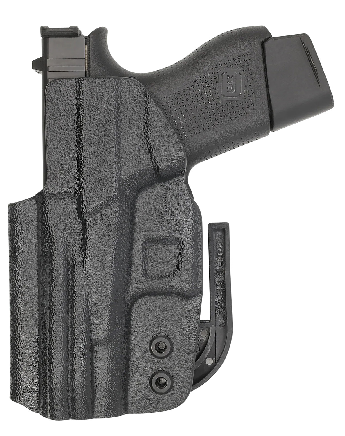 C&G Holsters 0026100 Covert IWB Black Kydex Belt Clip Fits Glock 42