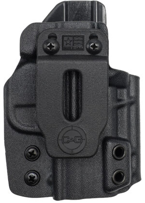 C&G Holsters 0952100 Covert  IWB Black Kydex Belt Clip Fits Springfield Hellcat Right Hand