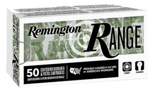 Remington Ammunition R27781 Range  40S&W 180gr Full Metal Jacket 50 Per Box/20 Case