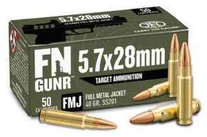 FN 10700032 GUNR  5.7x28mm 40gr Full Metal Jacket 50 Per Box/10 Case