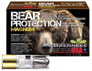 Brenneke SL122BPM Bear Protection  12Gauge 2.75" 1 3/8oz Slug Shot 5 Per Box/50 Case