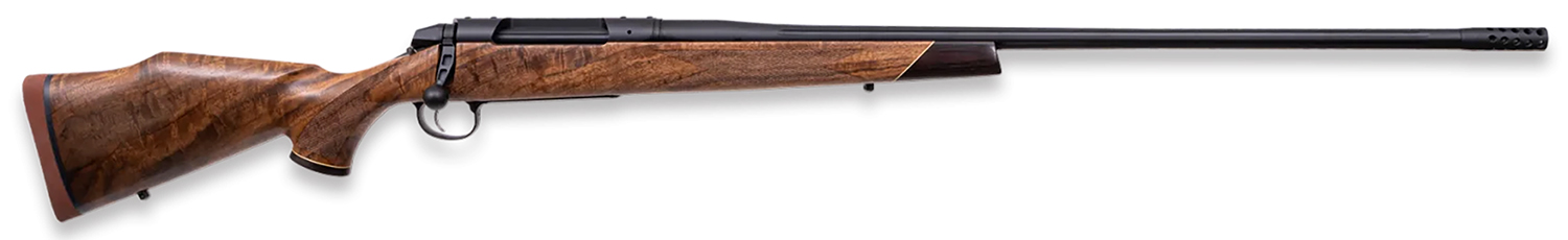 Weatherby 3WASD270NR6B 307 Adventure SD Full Size 270 Win 4+1 26" Graphite Black Cerakote Fluted Threaded Barrel, Graphite Black Cerakote Drilled & Tapped Stainless Steel Receiver, Fixed Walnut Stock