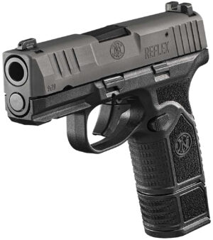 FN 66101420 Reflex  9mm Luger 10+1 3.30" Micro-Compact Frame Black PVD Serrated Steel Slide w/Picatinny Rail Stippled Grip Ambidextrous