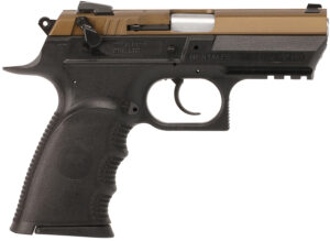 Magnum Research BE99153RSLBB Baby Eagle III  9mm 15+1 3.85" Burnt Bronze Carbon Steel Slide Black Textured