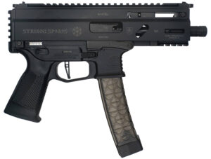 Grand Power 8588005808590 SP9A3S Stribog 9mm Luger 30+1 5.50" Black Threaded Barrel, M-LOK Handguard, Black Aluminum Picatinny Rail Receiver, Rear Picatinny Rail, Black Polymer Grip, Thread Protector