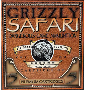 Grizzly Ammo GC47NE2   470NitroExpress 500gr Solid Brass 5 Per Box/10 Case