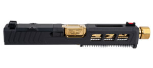 Zaffiri Precision ZPS.3.19.BLK.CU ZPS.3 Complete Upper Gold TiN Barrel for Glock 19 Gen 3
