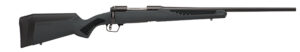 Savage Arms 57063 110 Hunter Full Size 243 Win 4+1 22" Matte Black Button-Rifled Barrel, Matte Black Drilled & Tapped Carbon Steel Receiver, Adj AccuStock Matte Gray Synthetic Stock, Right Hand