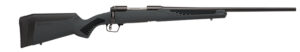 Savage Arms 57038 110 Hunter Full Size 25-06 Rem 4+1 22" Matte Black Button-Rifled Barrel, Matte Black Drilled & Tapped Carbon Steel Receiver, Adj AccuStock Matte Gray Synthetic Stock, Right Hand