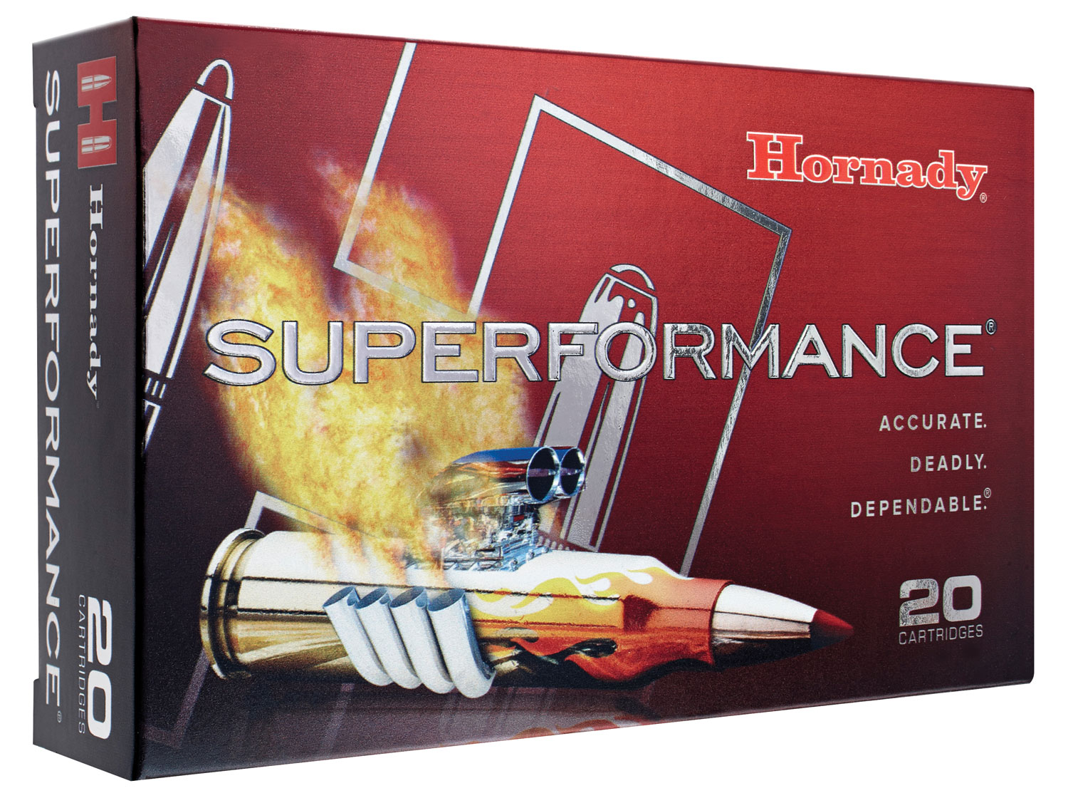 Hornady 82236 Superformance 338RCM 225gr Super Shock Tip 20 Per Box/10 Case