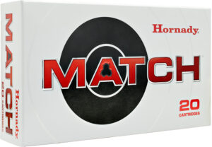 Hornady 82298 Match  8mm Mauser 196gr Boat Tail Hollow Point 20 Per Box/10 Cs