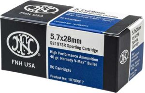 FN 5.7X28 40GR V-MAX SS197SR - 50RD 10BX/CS