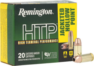 REMINGTON HTP 9MM LUGER 147GR - JHP 20RD 25BX/CS