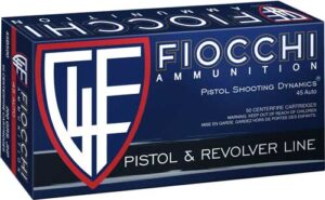 FIOCCHI 45 ACP 200GR JHP - 50RD 10BX/CS
