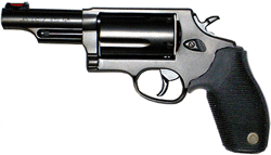 TAURUS JUDGE 45LC/410 2.5" 3" - FS 5-SHOT BLUED RUBBER