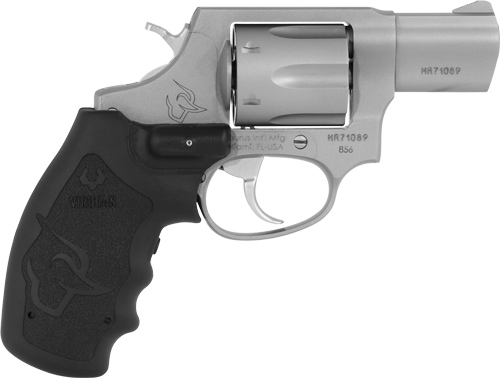 TAURUS 856 38SPL 2" FS 6-SH - STAINLESS STEEL W/LASER GRIP