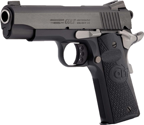 COLT NIGHT COMMANDER 45ACP - 4.25" 8RD BLACK CERAKOTE BLUED - Image 2
