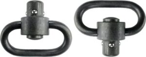 GROVTEC HD PUSH BUTTON SWIVELS - BLACK 1 1/4" 2-PACK
