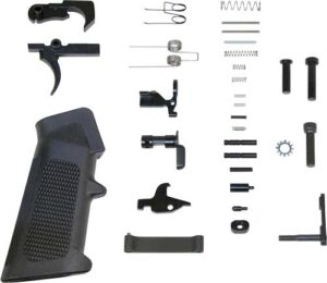 GUNTEC COMPLETE LOWER PARTS - KIT AR15 WITH A2 PISTOL GRIP