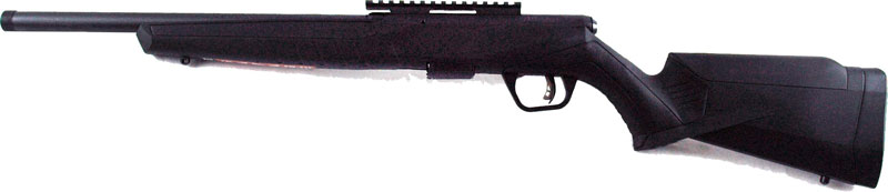 SAVAGE B22FV-SR MAGNUM 22WMR - 16.25" HVY BBL THREADED BL SYN - Image 2