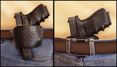 PSP BELT SLIDE HOLSTER BLACK - SMALL & MED AUTOS IWB OR OWB - Image 2