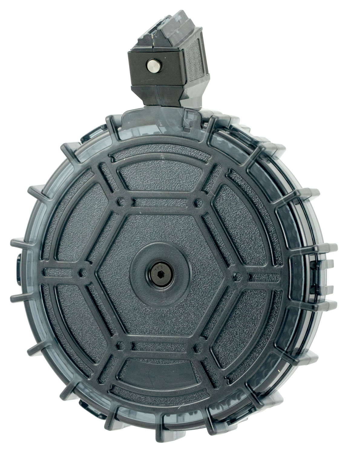 ProMag RUGA30 Ruger 10/22 70rd Drum 22 LR Fit Ruger 10/22/Ruger Charger Black Polycarbonate