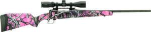 Savage Arms 57337 110 Apex Hunter XP 6.5 Creedmoor 4+1 24", Matte Black Metal, Muddy Girl Synthetic Stock, Vortex Crossfire II 3-9x40mm Scope