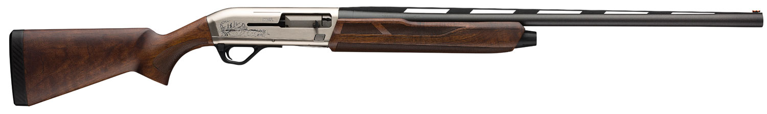 Winchester Repeating Arms 511236391 SX4 Upland Field 12 Gauge 26" 4+1 3" Matte Nickel Engraved Rec Satin Walnut Stock Right Hand (Full Size) Includes 3 Invector-Plus Chokes