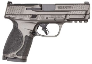 SMITH & WESSON M&P 9 M2.0 METAL COMPACT 9MM PISTOL 4" O.R. GRAY NMS 2-15RD MAGAZINES