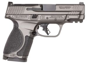 SMITH & WESSON M&P 9 M2.0 METAL COMPACT 9MM PISTOL 3.6" O.R. GRAY NMS 2-15RD MAGAZINES