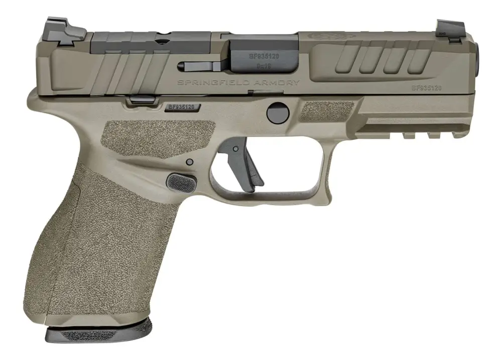SPRINGFIELD ARMORY ECHELON 4.0C 9MM PISTOL 4" OD GREEN 2-15RD, U NOTCH - Image 2