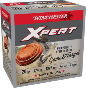 Winchester Ammo WE20GT7 Super X Xpert High Velocity 20Gauge 2.75" 3/4oz 7Shot 25 Per Box/10 Case