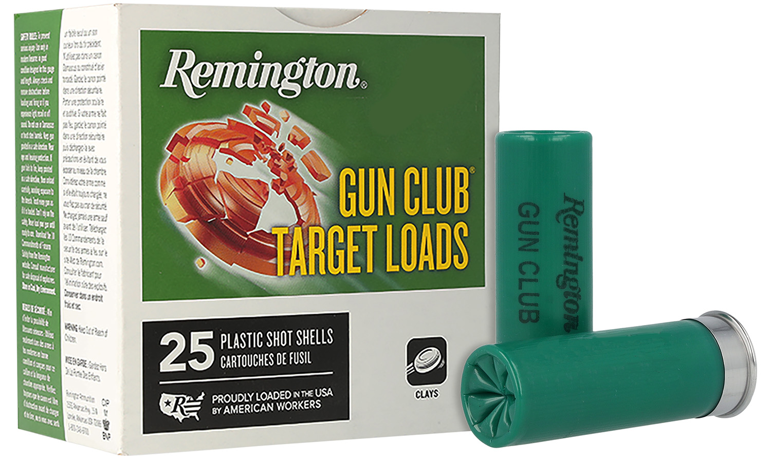 Remington Ammunition 20244 Gun Club 12Gauge 2.75" 1 1/8oz 7.5Shot 25 Per Box/10 Case