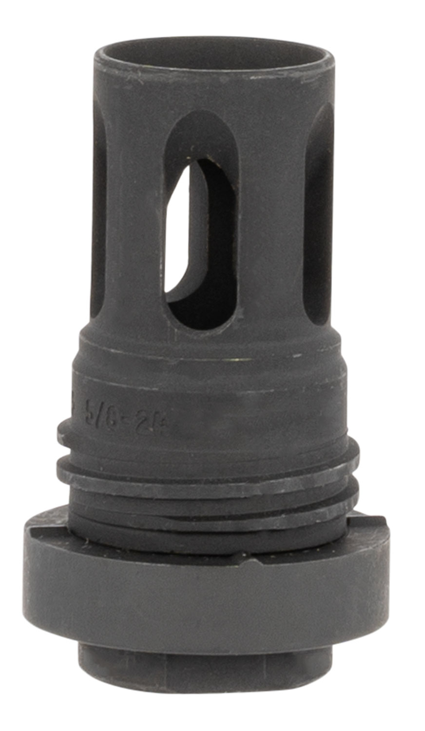 Yankee Hill 431524A Mini QD Flash Hider Black Phosphate Steel with 5/8"-24 tpi Threads & 2.13" OAL for 5.56x45mm NATO AR-Platform