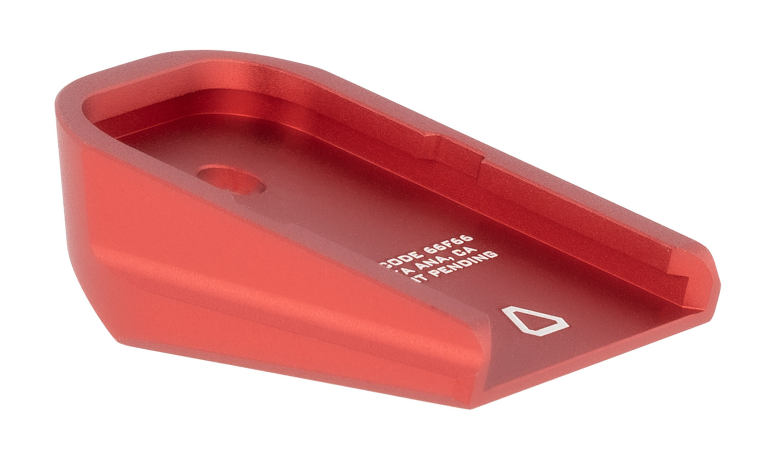 Strike Industries GALBPRED Base Plate Compatible w/Glock Except 20/21/26/27/33/39, Red Aluminum