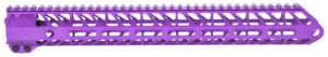 Timber Creek Outdoors ME15HGPPA Enforcer 15 Inch Hand Guard M-LOK  Purple Anodized