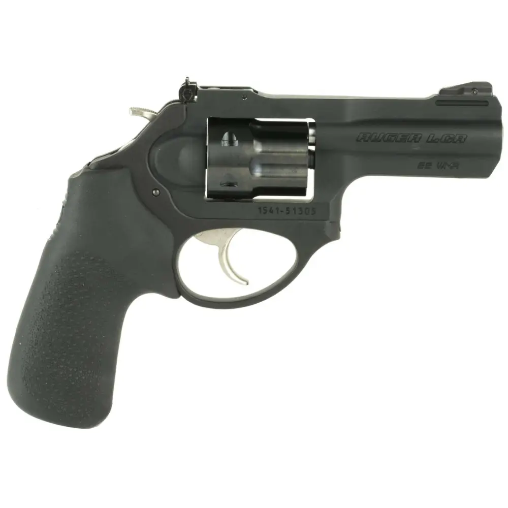 RUGER LCRX 22WMR REV 3" MT BLK HGE GRP FXD SGHT