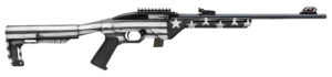Citadel CIT22LRBUSG Trakr  22 LR 10+1 18" Blued Steel Threaded Barrel & Receiver, Gray Flag Synthetic Stock