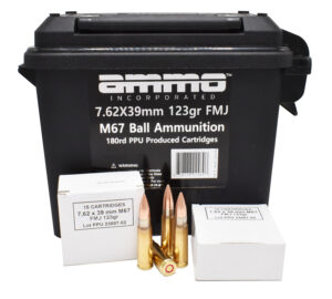 Ammo Inc 762X39123FMJ-B180 Incorporated  7.62x39mm 123gr Full Metal Jacket/180rds