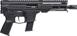 CMMG 45A4C0FAB Dissent MKG 45 ACP 13+1 6.50" Black Nitride Medium Taper Threaded Barrel, CMMG 5.5" M-LOK Handguards, Black Armor Cerakote Aluminum Picatinny Rail Receiver, CMMG Zeroed Grips