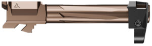 Radian Weapons R0832 Ramjet & Afterburner Combo 9mm Compatible w/Glock 19 Gen5, Bronze Stainless Steel