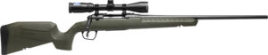 Savage Arms 32158 Axis 2 XP Combo Full Size 270 Win 4+1 22" Black Sporter Barrel, Black Carbon Steel Receiver Drilled & Tapped, OD Green Fixed Synthetic Stock, Weaver 3-9x40mm Scope, Right Hand