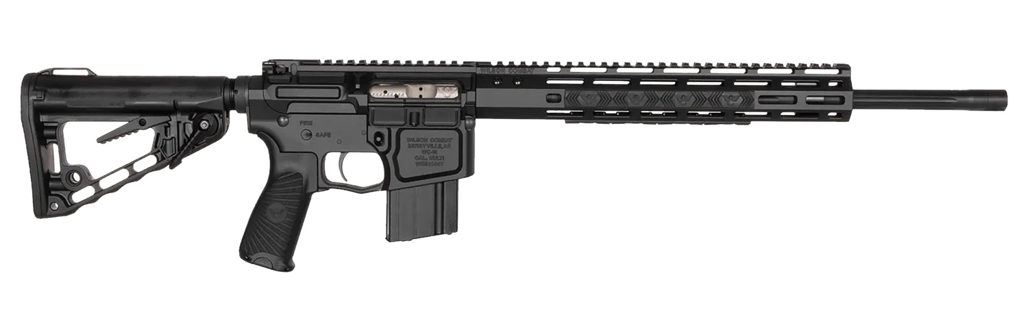 Wilson Combat TH-6A18F7 Tactical Hunter 6mm ARC 18" Fluted Threaded Barrel Black M-LOK Adjustable BCM Starburst Gunfighter Grip