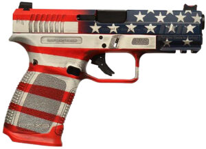 Gforce Arms GFRPX3C9USA Exodus  9mm Luger 15+1 4.02" Black Steel Barrel, USA Cerakote Serrated Steel Slide, USA Cerakote Polymer Frame w/Accessory Rail, Textured Grip