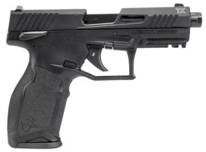 Taurus 1-2TX22141-10 2TX  Full Size Frame 22 LR 10+1 4.60" Matte Black Threaded Barrel, Black Anodized Serrated Slide, Matte Black Polymer Frame w/Picatinny Rail, Textured Grip