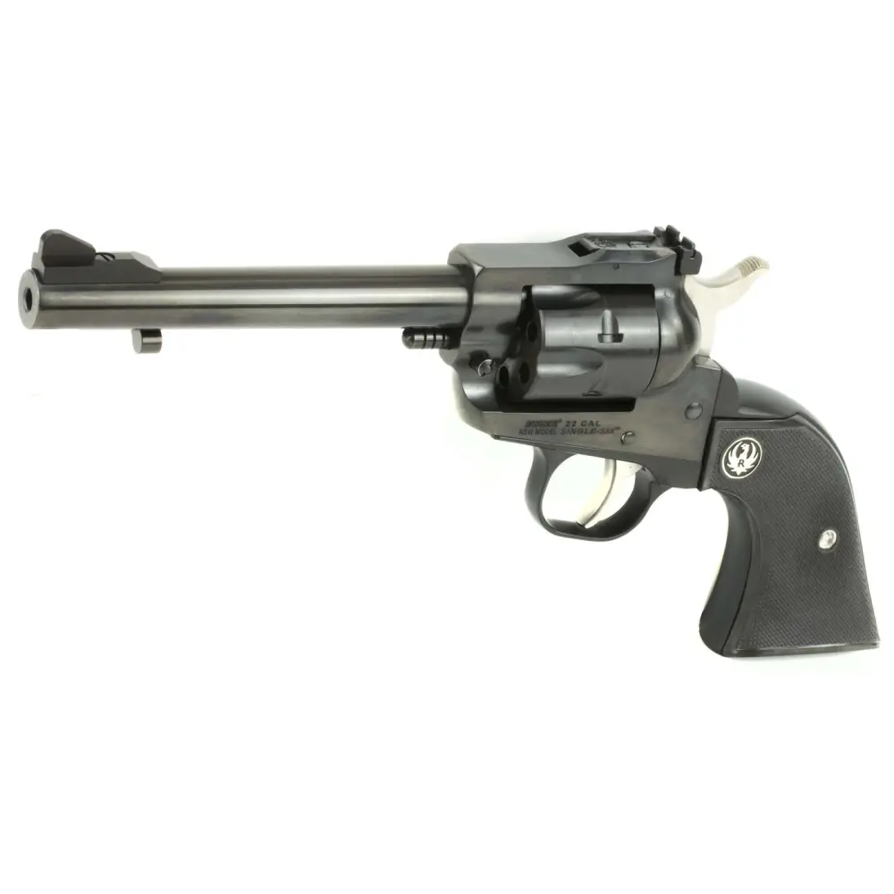 RUGER NEW MODEL SINGLE-6 CONV 22LR/WMR 5.5" REV BLU - Image 2