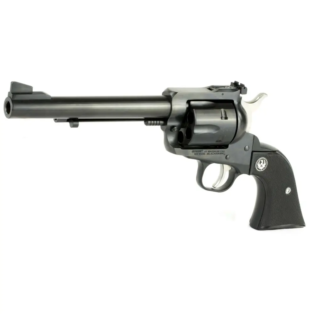 RUGER NEW MODEL BLACKHAWK REV 41 REM MAG 6.5" BLK GRP BLUED - Image 2