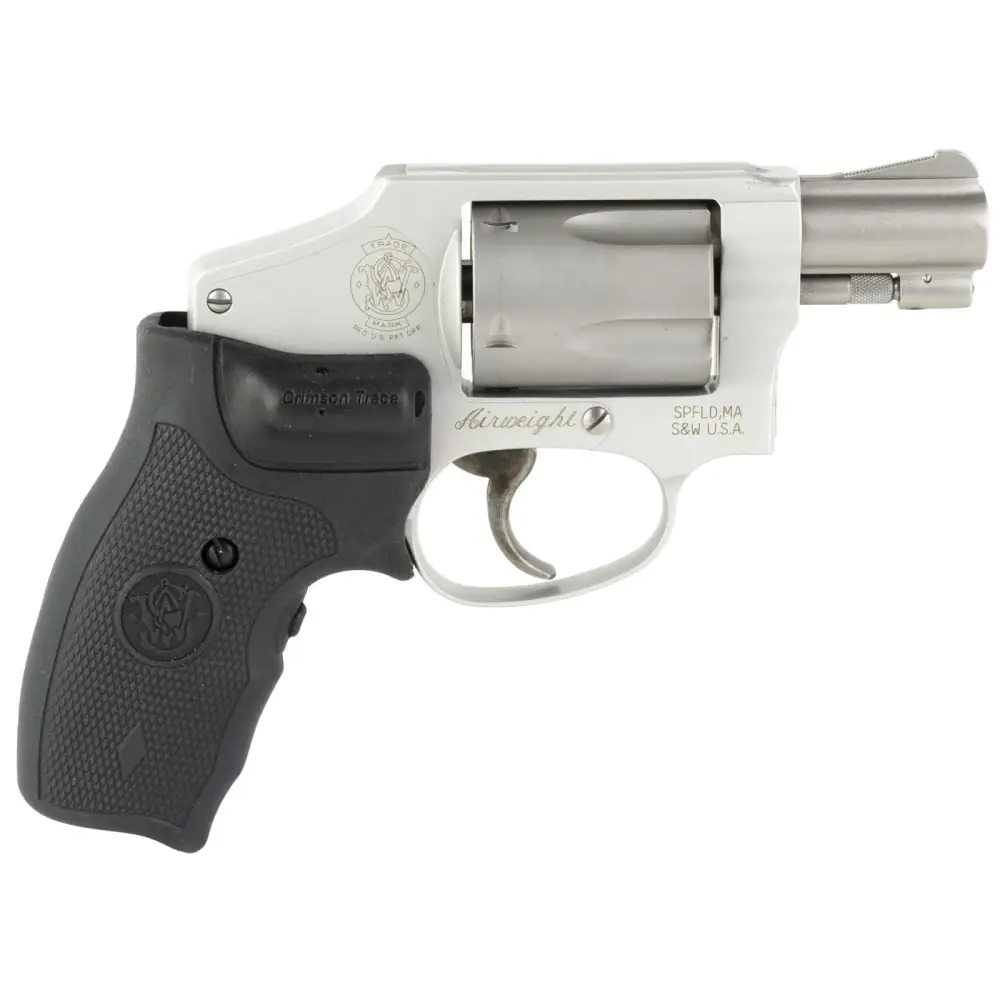 SMITH & WESSON 642CT AIRWEIGHT CRMSN TRC GRP 38SPL 1.875" 5RD DAO