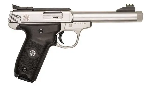 SMITH & WESSON SW22 VICTORY 22LR 5.5" STS TB 10RD PSTL - Image 3