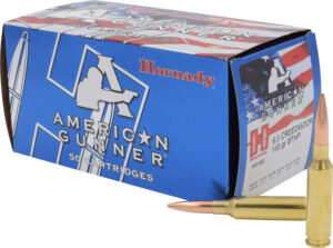 Hornady 81482 American Gunner  6.5Creedmoor 140gr Hollow Point Boat Tail 50 Per Box/10 Case